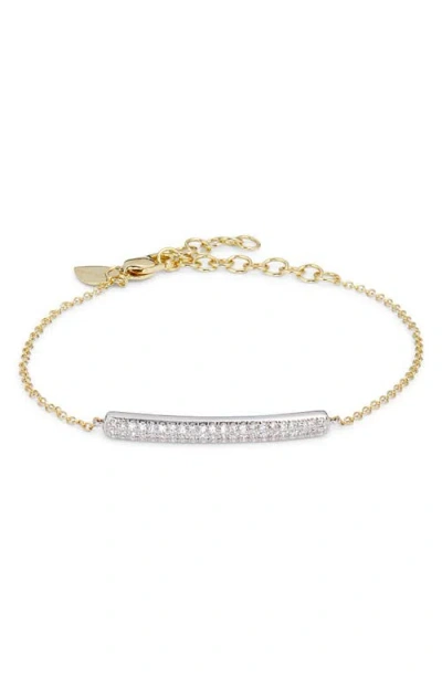 Meira T Diamond Bar Bracelet In Gold