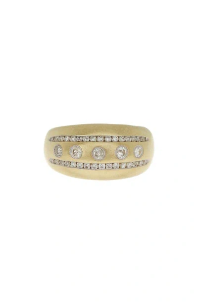 Meira T Diamond Dome Ring In Gold