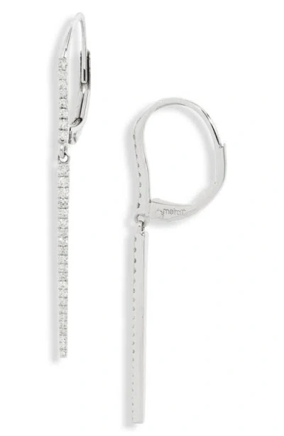 Meira T Diamond Spike Earrings In Metallic