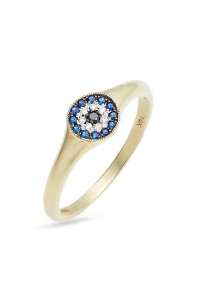 Meira T Evil Eye Ring In White