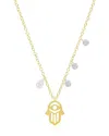 Meira T 14k 0.05 Ct. Tw. Diamond Symbolic Necklace In Gold