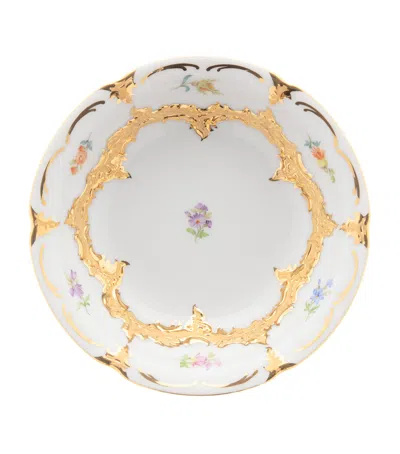 Meissen B-form Bowl In Gold