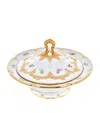 MEISSEN B-FORM BOWL WITH LID