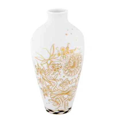 Meissen Golden Onion Style Vase In White