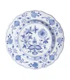 Meissen Porcelain Blue Onion Dinner Plate In Blue