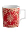 Meissen Porcelain Christmas Star Mug In Gold