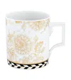 Meissen Porcelain Golden Onion Mug In White