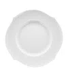 Meissen Porcelain Waves Relief Butter Plate In White