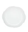 Meissen Porcelain Waves Relief Cake Platter In White