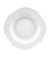 Meissen Porcelain Waves Relief Soup Plate In White