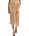 Meiven Crochet Skirt In Brown