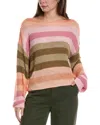 Meiven Loose Knit Sweater In Pink