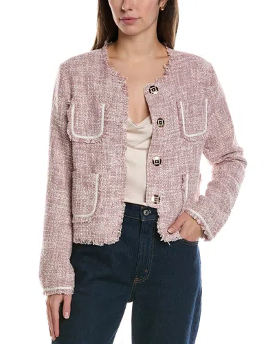 Meiven Tweed Jacket In Pink