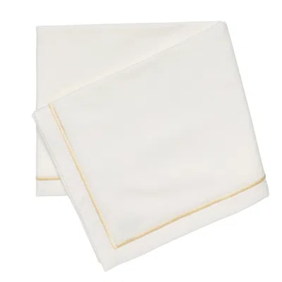 Méja White Maya Ivory Embroidered Tablecloth