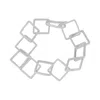 Mejoma Women's Ancient Geometric Grace Silver Chain Bracelet In Silver