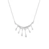 Mejoma Women's Dripping Silver Large Melting Necklace In Silver