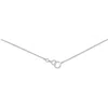 Mejoma Women's Infinite Links Sterling Silver Interlink Chain Necklace In Silver