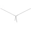 Mejoma Women's Liquid Silver Sterling Silver Tie Necklace In Silver