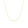 Mejoma Women's Rectangular Gold Link Chain Necklace