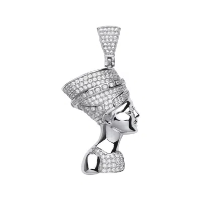 Mejoma Women's Royal Legacy Sterling Silver Nefertiti Pendant