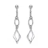 Mejoma Women's Urban Rhythm Sterling Silver Drop Earrings In Silver
