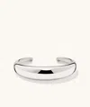 Mejuri 13mm Dôme Cuff Bracelet In White