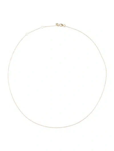 Pre-owned Mejuri 14k Baby Rolo Chain, 18" In Multicolor