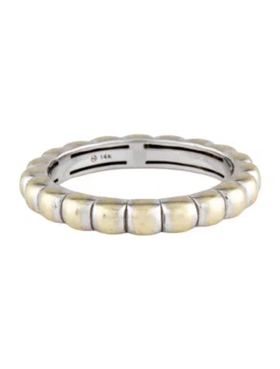 Pre-owned Mejuri 14k Bead Band In Multicolor