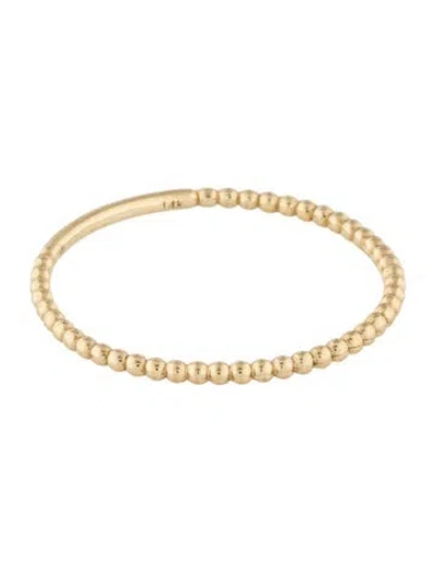 Pre-owned Mejuri 14k Beaded Band In Multicolor