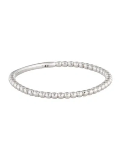 Pre-owned Mejuri 14k Beaded Ring In Multicolor