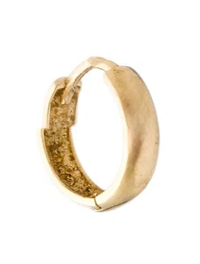 Pre-owned Mejuri 14k Bold Single Huggie Hoop Earring In Multicolor