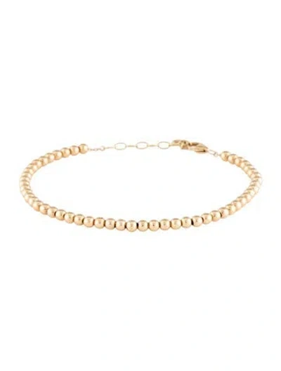 Pre-owned Mejuri 14k Bold Spheres Bracelet, 7.25" In Multicolor