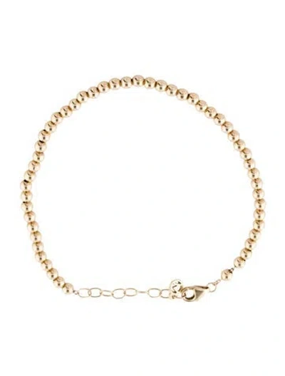 Pre-owned Mejuri 14k Bold Spheres Link Bracelet, 7" In Multi