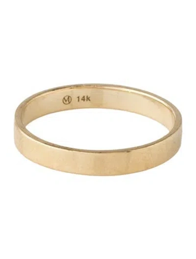 Pre-owned Mejuri 14k Bold Stacker Band In Multicolor