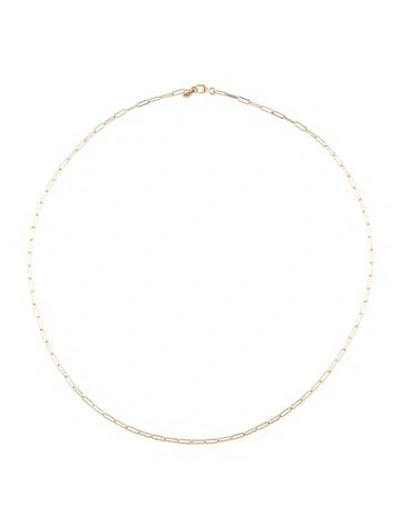 Pre-owned Mejuri 14k Boyfriend Bold Chain Necklace, 18" In Multicolor
