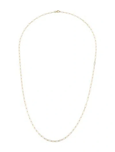 Pre-owned Mejuri 14k Boyfriend Bold Chain Necklace, 22" In Multicolor