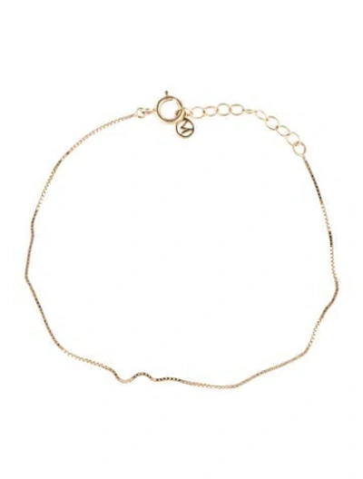 Pre-owned Mejuri 14k Chain Bracelet, 7" In Multi