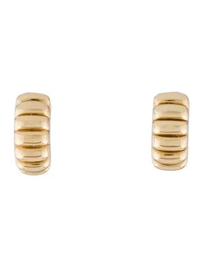 Pre-owned Mejuri 14k Charlotte Hoop Earrings In Multicolor