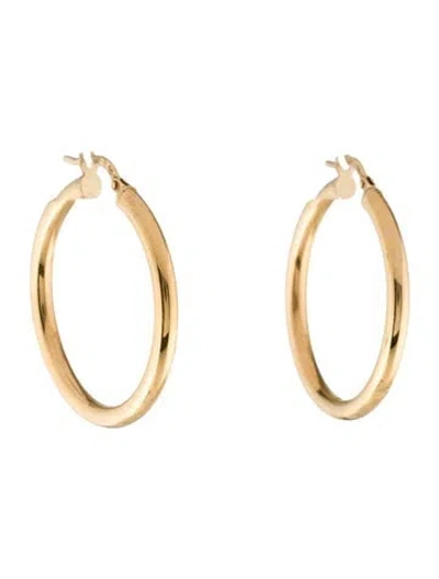 Pre-owned Mejuri 14k Classic Hoop Earrings In Multi