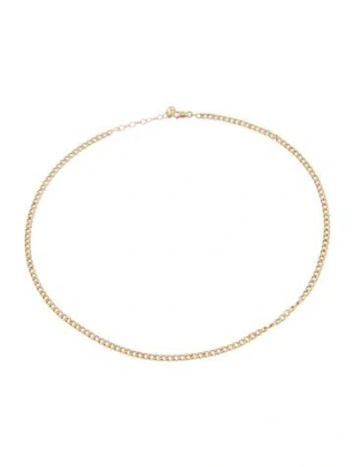 Pre-owned Mejuri 14k Curb Chain Necklace, 15" In Multi