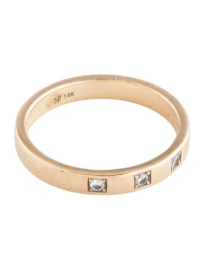 Pre-owned Mejuri 14k Diamond Band In Multi
