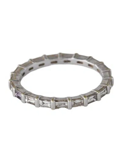 Pre-owned Mejuri 14k Diamond Eternity Band In Multi