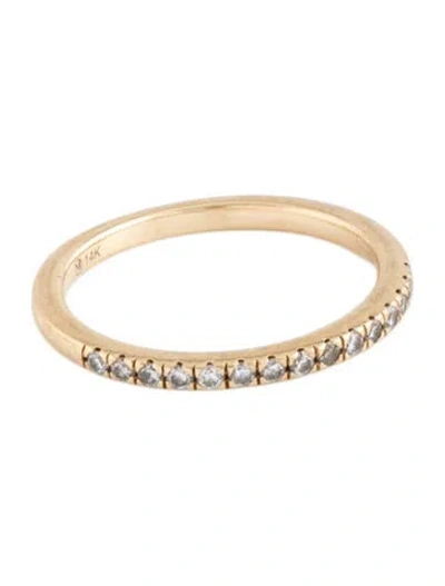 Pre-owned Mejuri 14k Diamonds Team Band In Multicolor