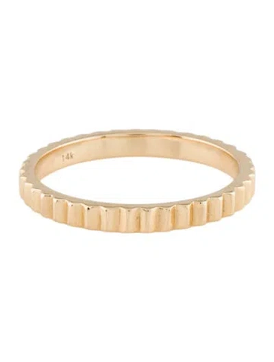 Pre-owned Mejuri 14k Eternity Line Band In Multi