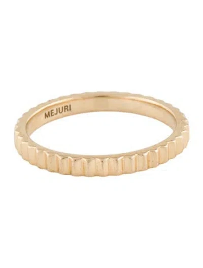 Pre-owned Mejuri 14k Eternity Line Band In Multi