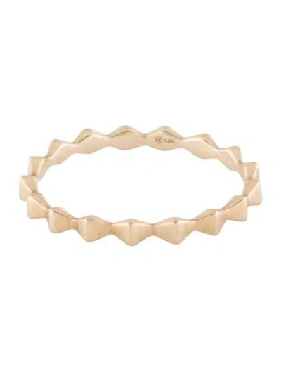 Pre-owned Mejuri 14k Sculpture Band In Multi