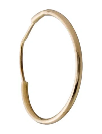 Pre-owned Mejuri 14k Single Hoop Earring In Multi