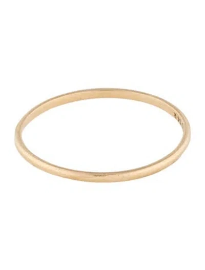 Pre-owned Mejuri 14k Thin Stacking Band In Multicolor