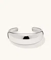 Mejuri 20mm Dôme Cuff Bracelet In White