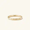 Mejuri 2mm Curve Band In Yellow